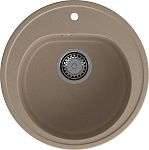 GRANFEST Мойка композит RONDO GF-R--510 D=510мм песочный  арт.GF-
